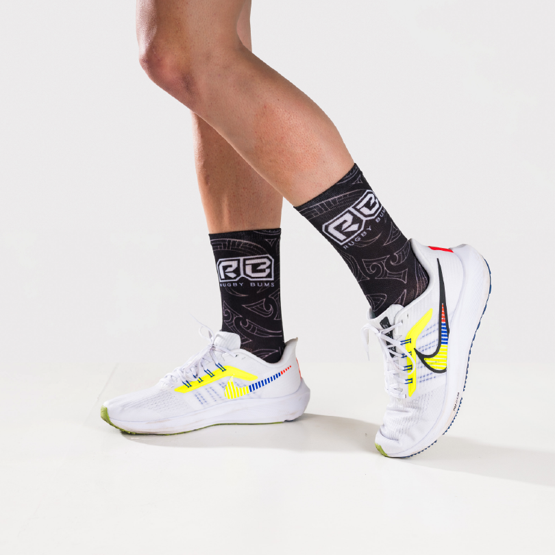 Black & White Rugby Bums socks Black & White Rugby Bums socks