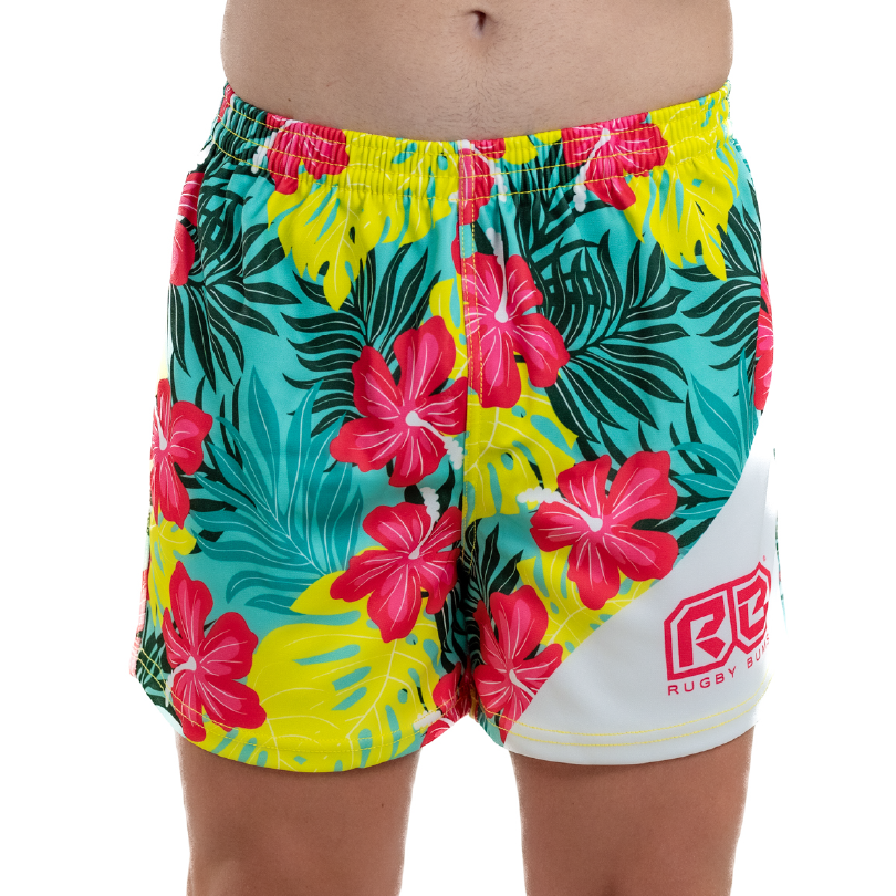 Beach Bums floral Rugby Bums shorts