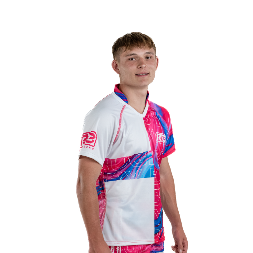 Pink Retro rugby jersey