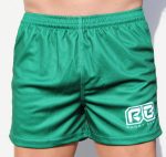 Green Match Shorts