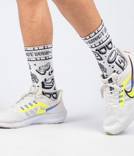 White Crayon Socks