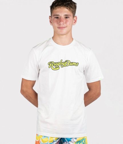 Rugby Bums White Cotton T-shirt