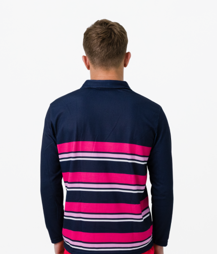 Navy and pink jersey - Back