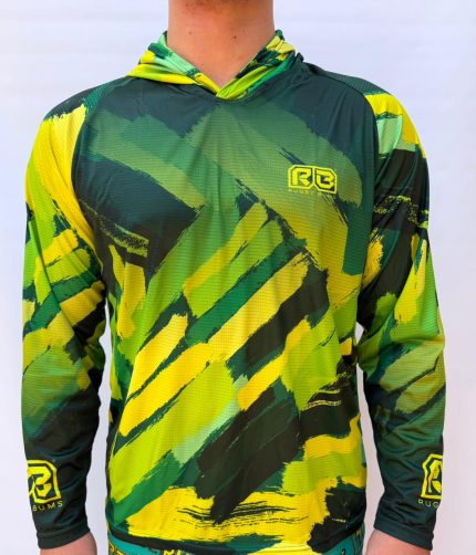 Green Urban Warm up Tops
